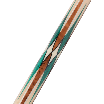 Predator CRM Virtuoso Natural Curly Maple/Green Malachite 3-Cushion Carom Cue