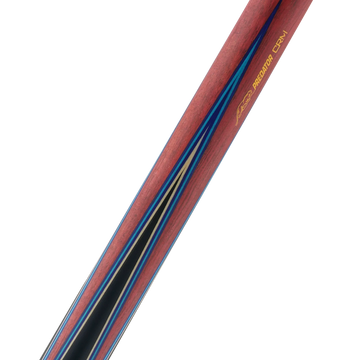 Predator CRM TrueSplice 4-Point 3-Cushion Carom Cue - Purpleheart/Blue