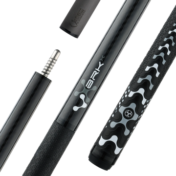 Poison VX Jump/Break Cue with Venom Carbon Fiber Shaft - Black/Gray