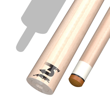 Predator 314-3 12.75 mm Partial Pool Cue Shaft Without Joint + Logo Decal