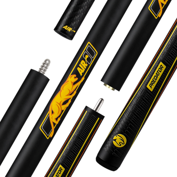 Predator Air II Black Jump Cue - Sport Wrap