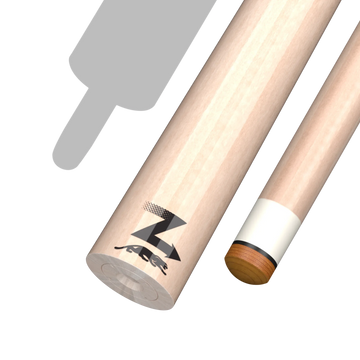 Predator Z-3 Partial Pool Cue Shaft Without Joint + Logo Decal | For Custom Matched Joint and Rings